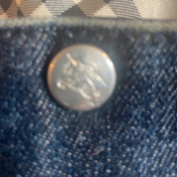 Burberry Denim and NovaCheck Tote - Picture 2 of 8